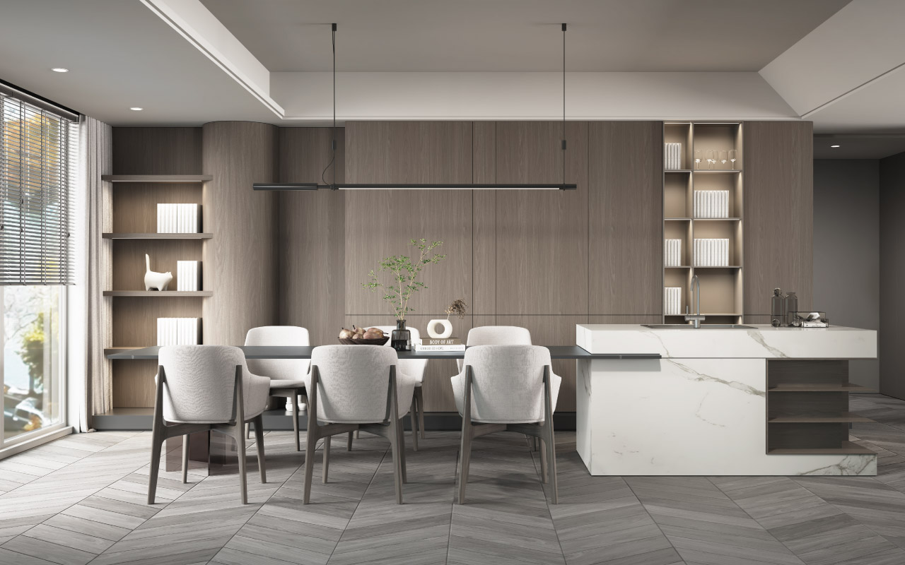 峡谷胡桃生态板-板材全屋定造案例